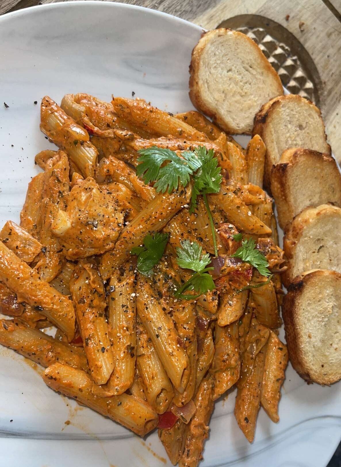 Tomato & Mascarpone Chicken Pasta